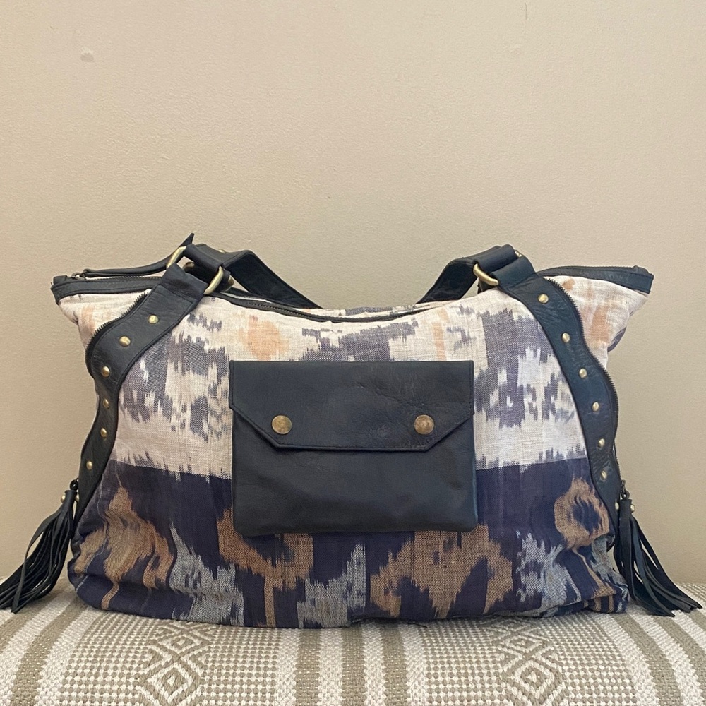 CLEOBELLA weekender bag duffle tote satchel boho western rustic hippie